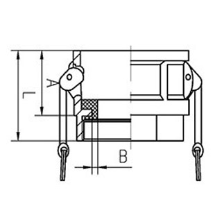 襯氟CAMLOCK D型 TYPE PLD